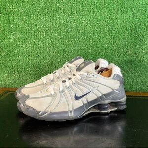 Nike Shox Turbo OZ SI White Grey 361082-141 Gradeschool Size 7Y